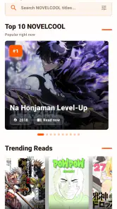 Novel Cool: Manga & Comics screenshot
