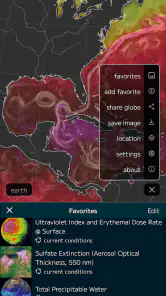 Nullschool - explora el clima screenshot