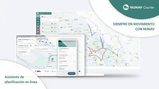 NUNAV Courier screenshot