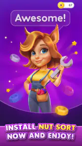 Nut Sort - Juegos de Ordenar screenshot