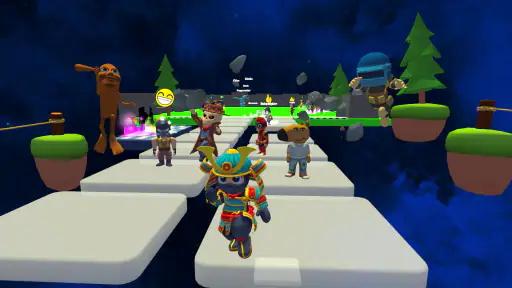 Obby Parkour: Mini Games screenshot