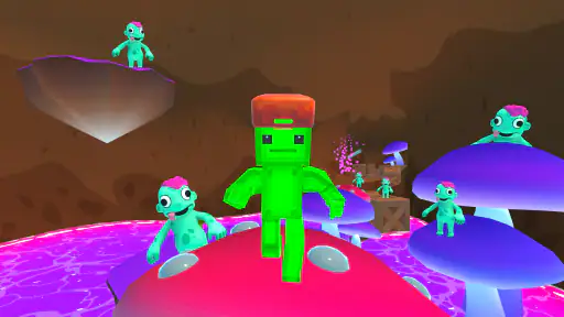 Obby Parkour: Mini Games screenshot