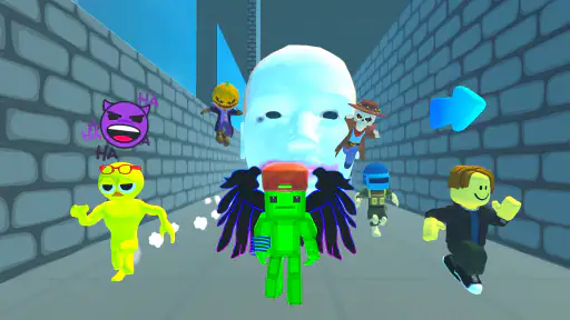 Obby Parkour: Mini Games screenshot