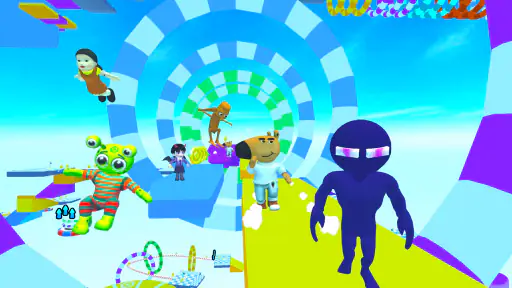 Obby Parkour: Mini Games screenshot