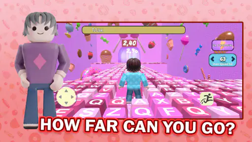 Obby Teclado ASMR Run screenshot