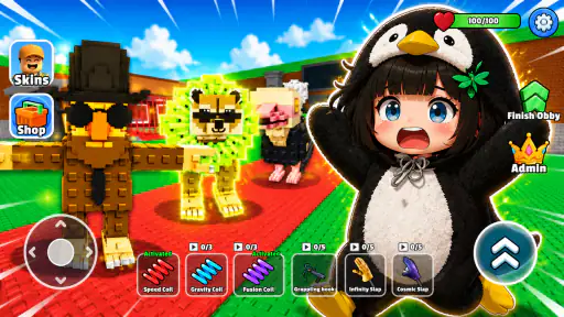 Obby World: Brainrot World screenshot