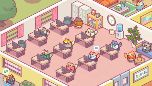 Office Cat: Juego de magnate screenshot