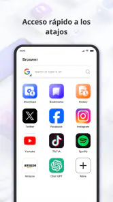 One Browsing screenshot