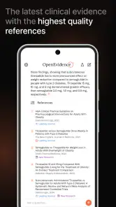 OpenEvidence screenshot