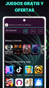 Opera GX: navegador gaming screenshot