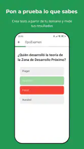 OpositApp screenshot
