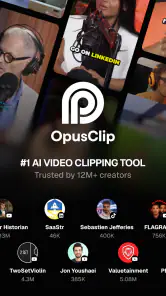OpusClip - AI Video Clipping screenshot