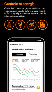 Orange Energía — Clientes screenshot