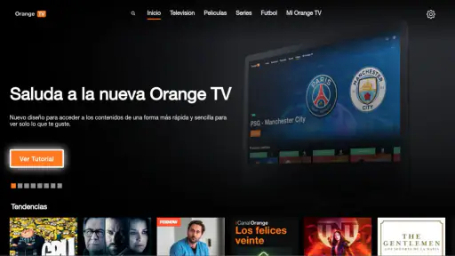 Orange TV para Android TV screenshot