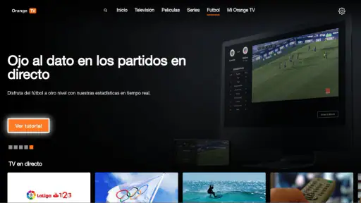 Orange TV para Android TV screenshot