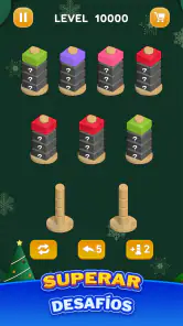 Ordena Tuercas: Puzzle Colores screenshot