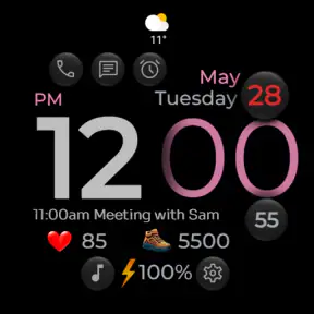 OT | Digital Watch Face 3 screenshot