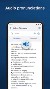Oxford Dictionary screenshot