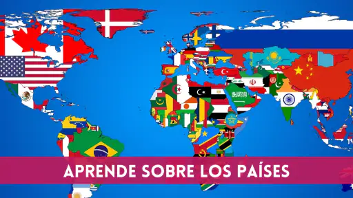 Países - Mapa mundial screenshot