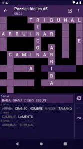 Palabras Cruzadas (Crucigrama) screenshot