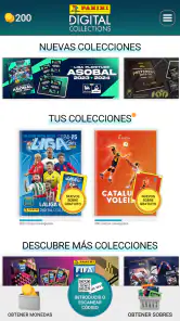 Panini Digital Collections screenshot