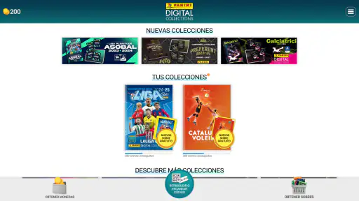 Panini Digital Collections screenshot