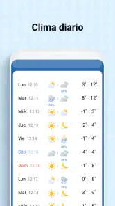 Pantalla del Clima screenshot