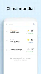 Pantalla del Clima screenshot