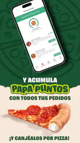 Papa Johns Pizzas España screenshot