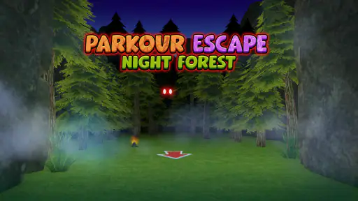 Parkour Escape: Night Forest screenshot