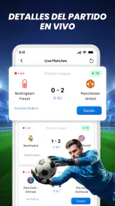 Partidos de fútbol en directo screenshot