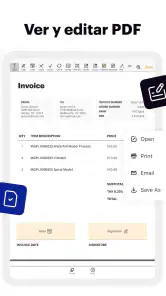 pdfFiller: modificar PDF screenshot