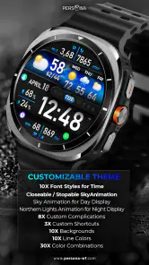 PER008 Weather Watch Face Soho screenshot