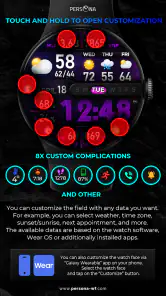 PER008 Weather Watch Face Soho screenshot