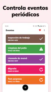Periodically: Rastrea Eventos screenshot