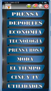 Periódicos de España screenshot