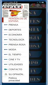 Periódicos de España screenshot