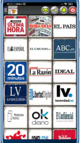 Periódicos de España screenshot