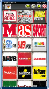 Periódicos de España screenshot