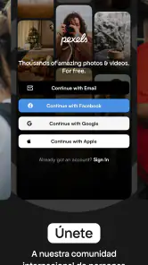 Pexels screenshot