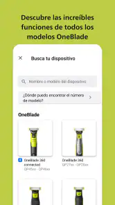 Philips OneBlade (Daily Care) screenshot