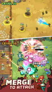 Pixel Defenders: Merge TD Game screenshot