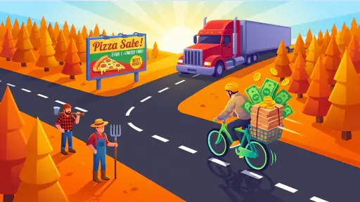 Pizza Dash: Moto Delivery screenshot