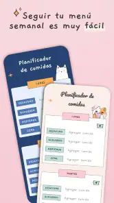 Planificador de menu semanal screenshot