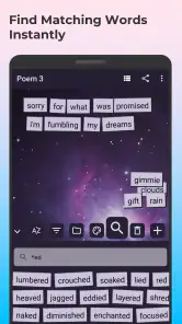 Poetry Magnets: Poems & Lyrics screenshot