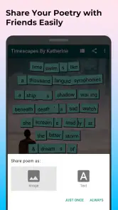 Poetry Magnets: Poems & Lyrics screenshot