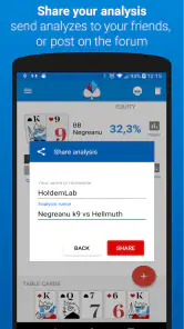 Poker calculator Holdem Lab screenshot