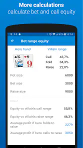 Poker calculator Holdem Lab screenshot