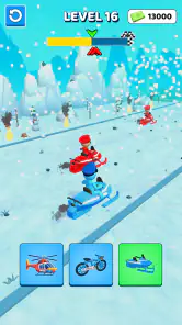 Police Car Shape Shifting Race screenshot