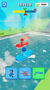 Police Car Shape Shifting Race screenshot